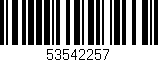 Código de barras (EAN, GTIN, SKU, ISBN): '53542257'