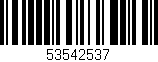 Código de barras (EAN, GTIN, SKU, ISBN): '53542537'