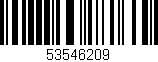 Código de barras (EAN, GTIN, SKU, ISBN): '53546209'