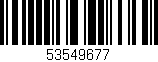 Código de barras (EAN, GTIN, SKU, ISBN): '53549677'