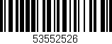 Código de barras (EAN, GTIN, SKU, ISBN): '53552526'