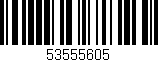 Código de barras (EAN, GTIN, SKU, ISBN): '53555605'