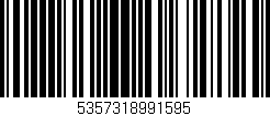 Código de barras (EAN, GTIN, SKU, ISBN): '5357318991595'