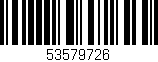 Código de barras (EAN, GTIN, SKU, ISBN): '53579726'