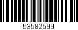 Código de barras (EAN, GTIN, SKU, ISBN): '53582599'