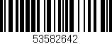 Código de barras (EAN, GTIN, SKU, ISBN): '53582642'