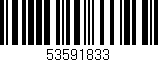 Código de barras (EAN, GTIN, SKU, ISBN): '53591833'