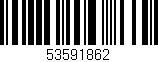 Código de barras (EAN, GTIN, SKU, ISBN): '53591862'