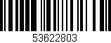 Código de barras (EAN, GTIN, SKU, ISBN): '53622803'