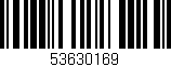 Código de barras (EAN, GTIN, SKU, ISBN): '53630169'