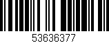 Código de barras (EAN, GTIN, SKU, ISBN): '53636377'