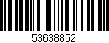 Código de barras (EAN, GTIN, SKU, ISBN): '53638852'