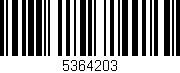 Código de barras (EAN, GTIN, SKU, ISBN): '5364203'