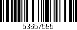 Código de barras (EAN, GTIN, SKU, ISBN): '53657595'