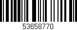 Código de barras (EAN, GTIN, SKU, ISBN): '53658770'