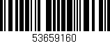 Código de barras (EAN, GTIN, SKU, ISBN): '53659160'