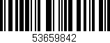 Código de barras (EAN, GTIN, SKU, ISBN): '53659842'