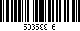 Código de barras (EAN, GTIN, SKU, ISBN): '53659916'