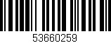 Código de barras (EAN, GTIN, SKU, ISBN): '53660259'