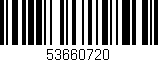 Código de barras (EAN, GTIN, SKU, ISBN): '53660720'