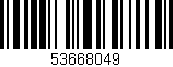 Código de barras (EAN, GTIN, SKU, ISBN): '53668049'