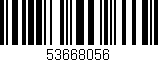 Código de barras (EAN, GTIN, SKU, ISBN): '53668056'