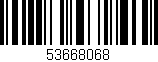 Código de barras (EAN, GTIN, SKU, ISBN): '53668068'