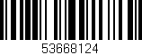 Código de barras (EAN, GTIN, SKU, ISBN): '53668124'