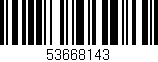 Código de barras (EAN, GTIN, SKU, ISBN): '53668143'