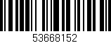 Código de barras (EAN, GTIN, SKU, ISBN): '53668152'