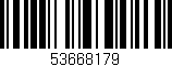 Código de barras (EAN, GTIN, SKU, ISBN): '53668179'