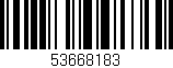 Código de barras (EAN, GTIN, SKU, ISBN): '53668183'