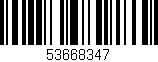 Código de barras (EAN, GTIN, SKU, ISBN): '53668347'