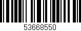 Código de barras (EAN, GTIN, SKU, ISBN): '53668550'