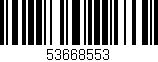 Código de barras (EAN, GTIN, SKU, ISBN): '53668553'