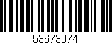 Código de barras (EAN, GTIN, SKU, ISBN): '53673074'