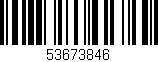 Código de barras (EAN, GTIN, SKU, ISBN): '53673846'