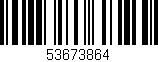 Código de barras (EAN, GTIN, SKU, ISBN): '53673864'