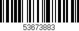 Código de barras (EAN, GTIN, SKU, ISBN): '53673883'