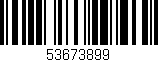 Código de barras (EAN, GTIN, SKU, ISBN): '53673899'