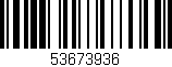 Código de barras (EAN, GTIN, SKU, ISBN): '53673936'