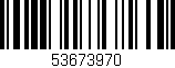 Código de barras (EAN, GTIN, SKU, ISBN): '53673970'