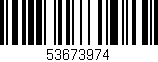 Código de barras (EAN, GTIN, SKU, ISBN): '53673974'