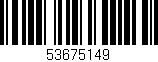 Código de barras (EAN, GTIN, SKU, ISBN): '53675149'