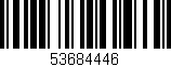 Código de barras (EAN, GTIN, SKU, ISBN): '53684446'