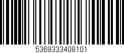 Código de barras (EAN, GTIN, SKU, ISBN): '5369333408101'