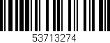 Código de barras (EAN, GTIN, SKU, ISBN): '53713274'