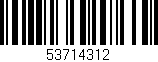 Código de barras (EAN, GTIN, SKU, ISBN): '53714312'