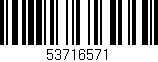 Código de barras (EAN, GTIN, SKU, ISBN): '53716571'