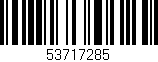 Código de barras (EAN, GTIN, SKU, ISBN): '53717285'